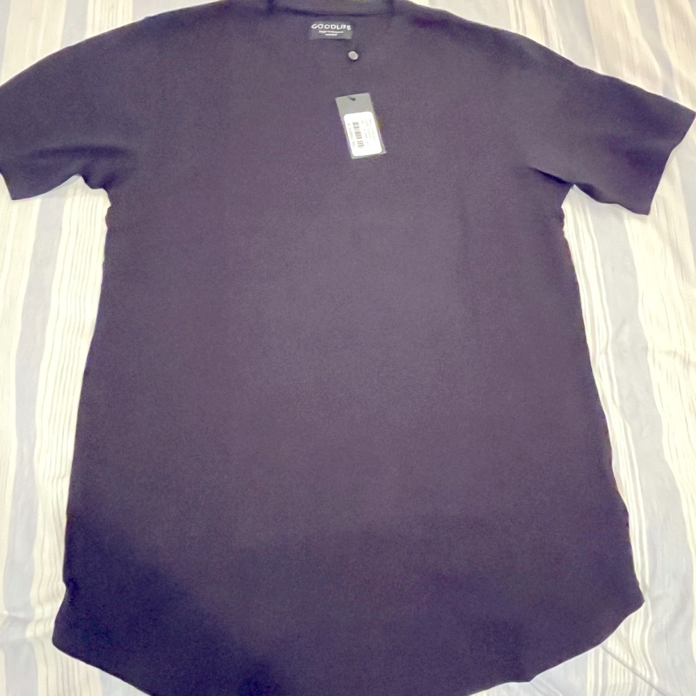 GOOD LIFE navy blue/crew neck tshirt